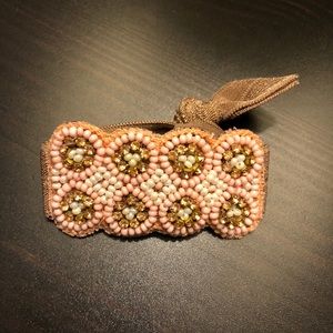 Anthropologie beaded ponytail accessory